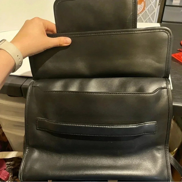 MARC JACOBS Madison Medium Black Leather Shoulder Crossbody Bag - Picture 12 of 16